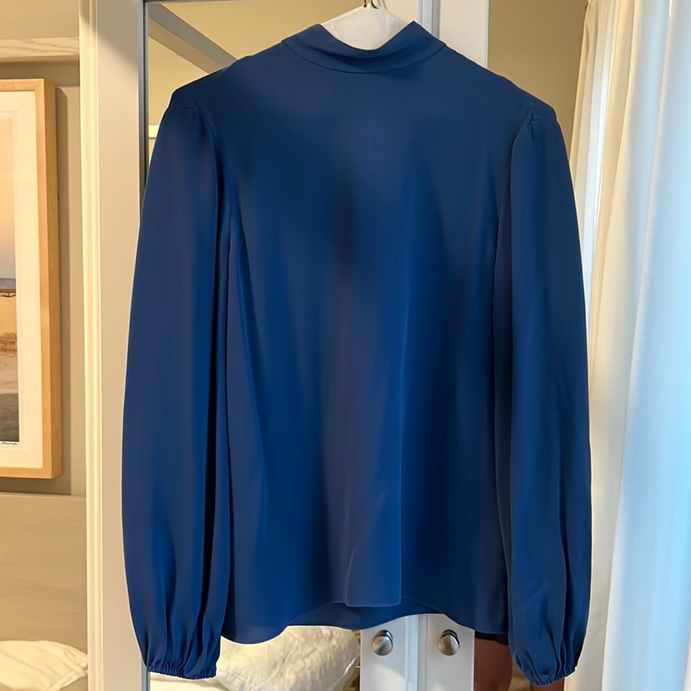 Theory Mockneck Top - Blue